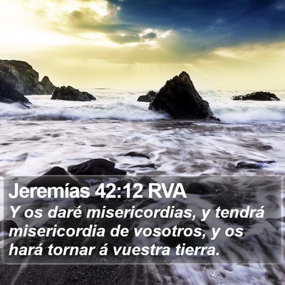 Jeremías 42:12 RVA Bible Verse Image