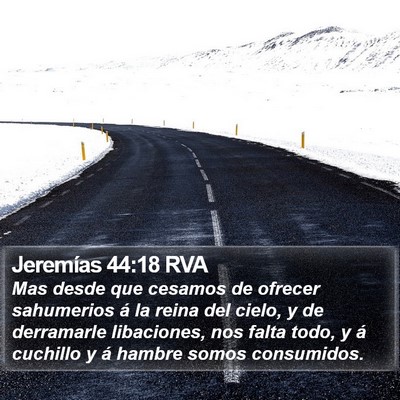 Jeremías 44:18 RVA Bible Verse Image