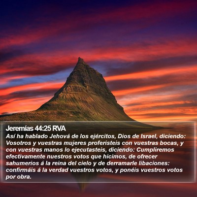 Jeremías 44:25 RVA Bible Verse Image