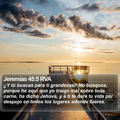 Jeremías 45:5 RVA Bible Verse Image