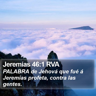 Jeremías 46:1 RVA Bible Verse Image