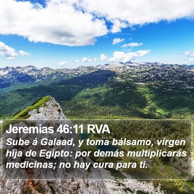Jeremías 46:11 RVA Bible Verse Image