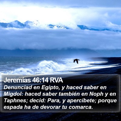 Jeremías 46:14 RVA Bible Verse Image