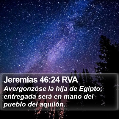 Jeremías 46:24 RVA Bible Verse Image
