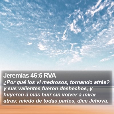 Jeremías 46:5 RVA Bible Verse Image