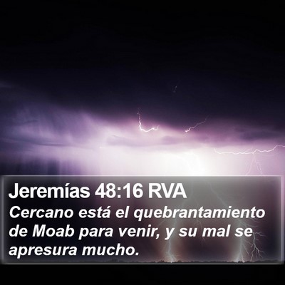 Jeremías 48:16 RVA Bible Verse Image