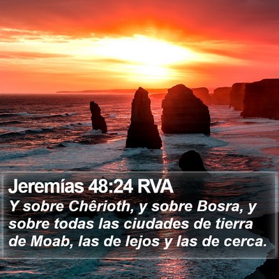 Jeremías 48:24 RVA Bible Verse Image