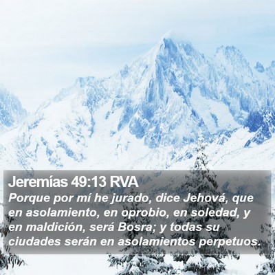 Jeremías 49:13 RVA Bible Verse Image