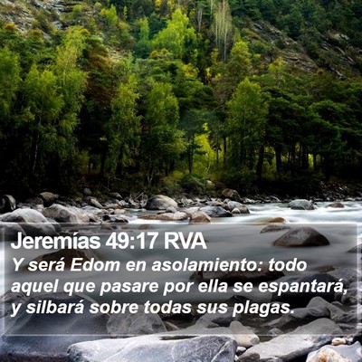 Jeremías 49:17 RVA Bible Verse Image