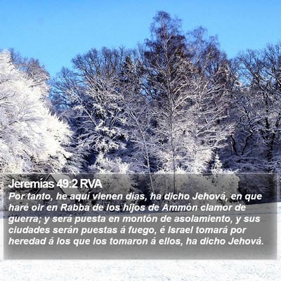 Jeremías 49:2 RVA Bible Verse Image