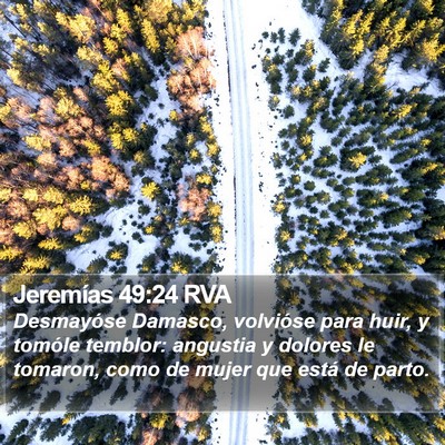 Jeremías 49:24 RVA Bible Verse Image