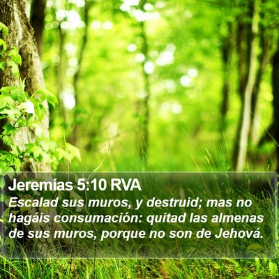 Jeremías 5:10 RVA Bible Verse Image