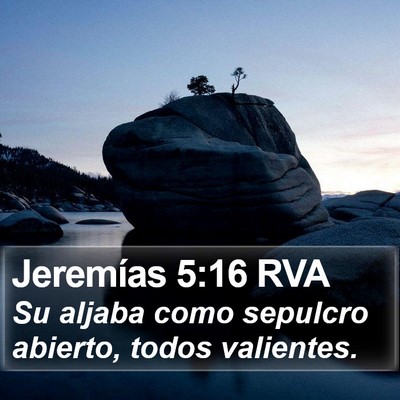 Jeremías 5:16 RVA Bible Verse Image