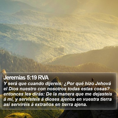 Jeremías 5:19 RVA Bible Verse Image