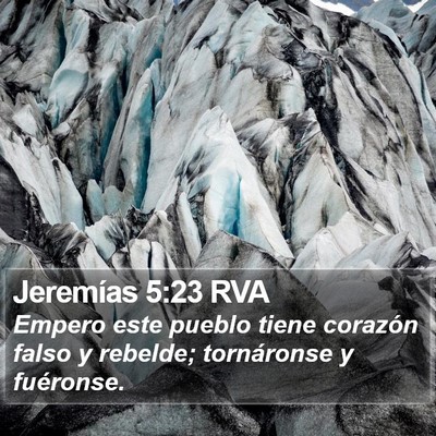 Jeremías 5:23 RVA Bible Verse Image