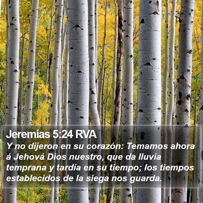 Jeremías 5:24 RVA Bible Verse Image