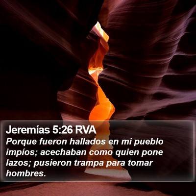 Jeremías 5:26 RVA Bible Verse Image