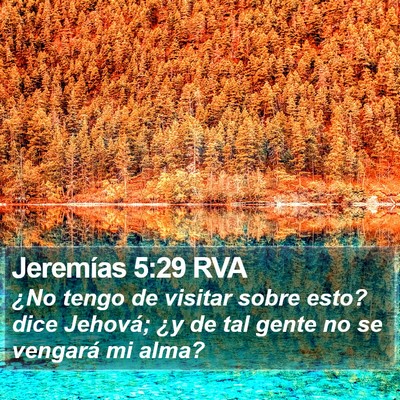 Jeremías 5:29 RVA Bible Verse Image