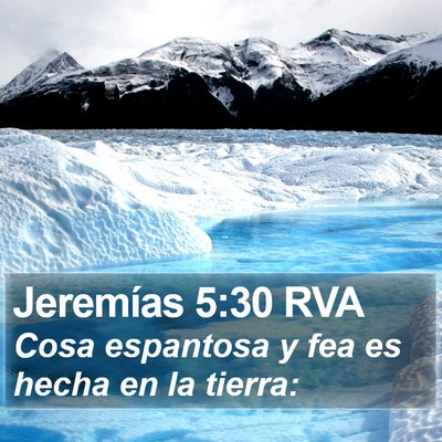 Jeremías 5:30 RVA Bible Verse Image