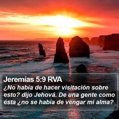 Jeremías 5:9 RVA Bible Verse Image