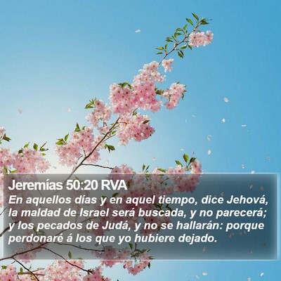 Jeremías 50:20 RVA Bible Verse Image