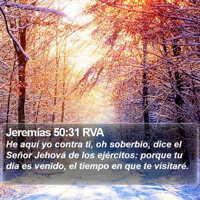 Jeremías 50:31 RVA Bible Verse Image