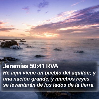 Jeremías 50:41 RVA Bible Verse Image