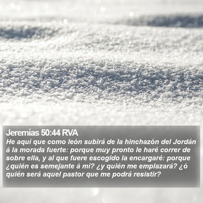 Jeremías 50:44 RVA Bible Verse Image