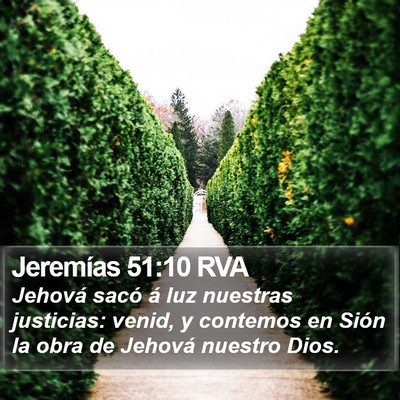 Jeremías 51:10 RVA Bible Verse Image