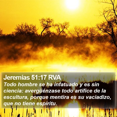 Jeremías 51:17 RVA Bible Verse Image