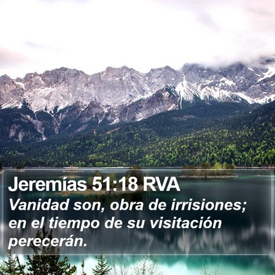 Jeremías 51:18 RVA Bible Verse Image