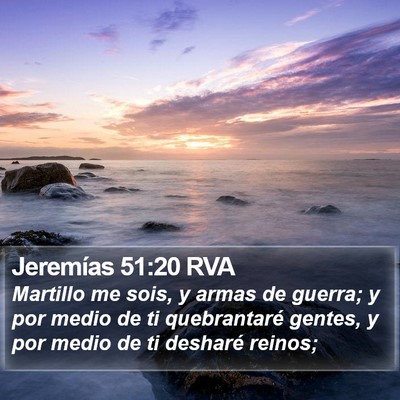 Jeremías 51:20 RVA Bible Verse Image
