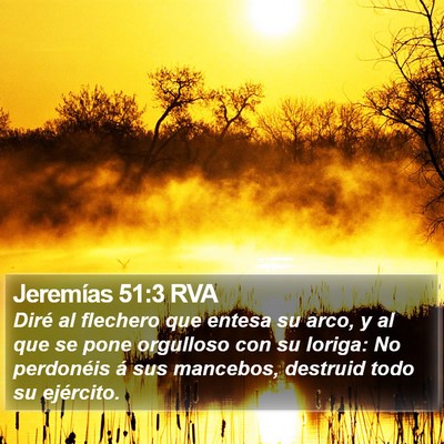 Jeremías 51:3 RVA Bible Verse Image