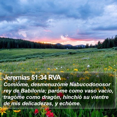 Jeremías 51:34 RVA Bible Verse Image