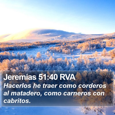 Jeremías 51:40 RVA Bible Verse Image