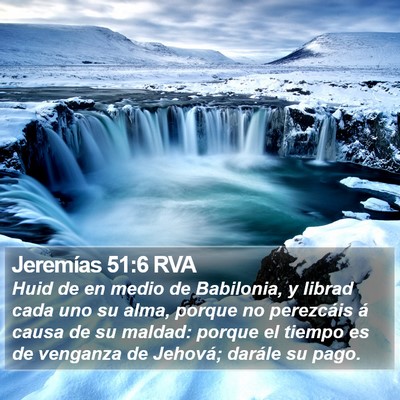 Jeremías 51:6 RVA Bible Verse Image