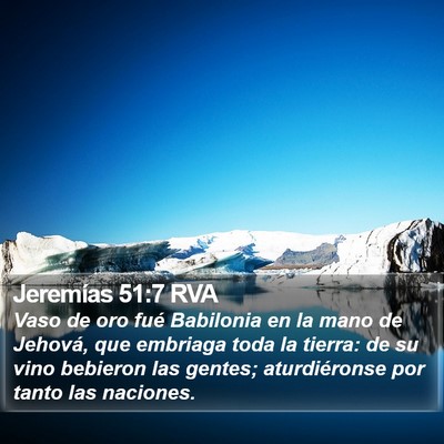 Jeremías 51:7 RVA Bible Verse Image