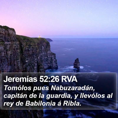 Jeremías 52:26 RVA Bible Verse Image