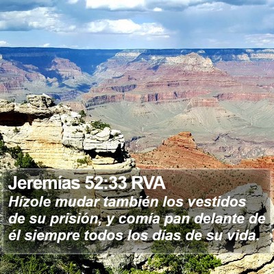 Jeremías 52:33 RVA Bible Verse Image