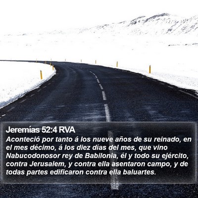 Jeremías 52:4 RVA Bible Verse Image