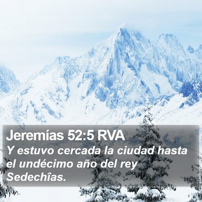 Jeremías 52:5 RVA Bible Verse Image