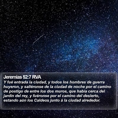 Jeremías 52:7 RVA Bible Verse Image