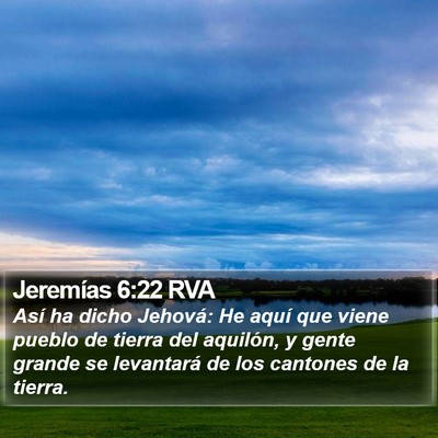 Jeremías 6:22 RVA Bible Verse Image