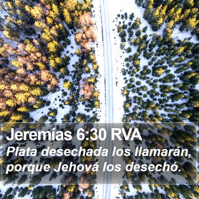Jeremías 6:30 RVA Bible Verse Image