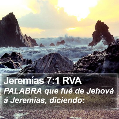 Jeremías 7:1 RVA Bible Verse Image