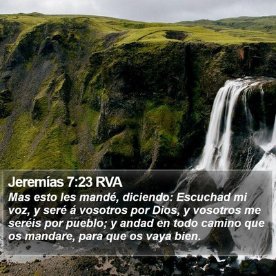 Jeremías 7:23 RVA Bible Verse Image