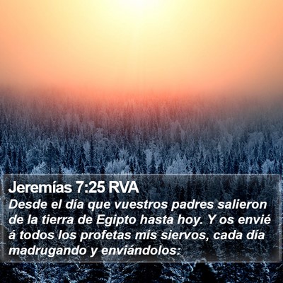 Jeremías 7:25 RVA Bible Verse Image