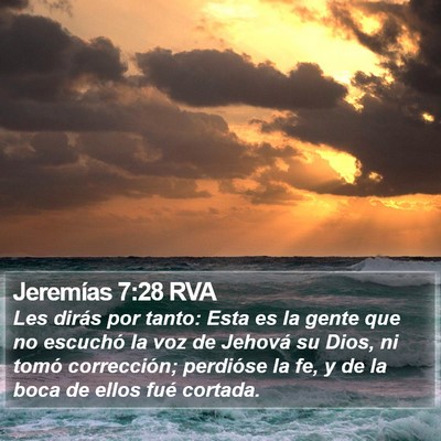 Jeremías 7:28 RVA Bible Verse Image