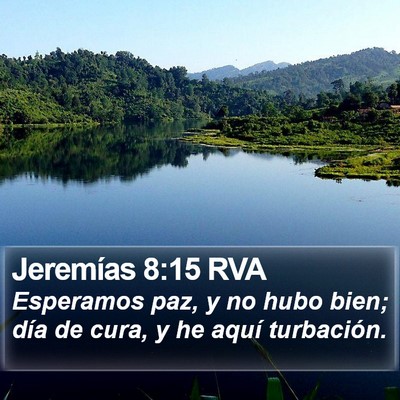 Jeremías 8:15 RVA Bible Verse Image