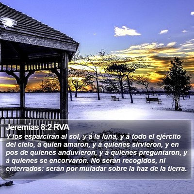 Jeremías 8:2 RVA Bible Verse Image